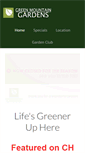 Mobile Screenshot of greenmountaingardens.ca